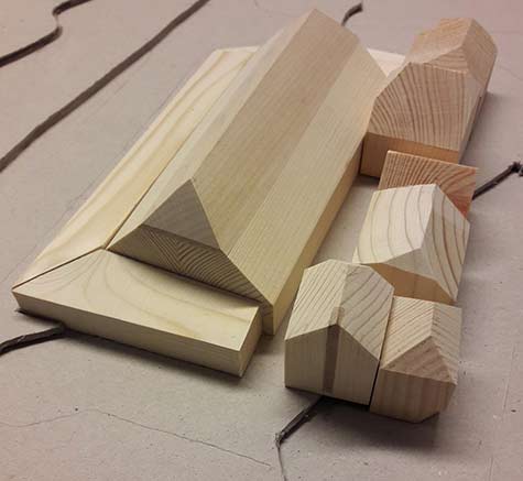 Ekserserhuset sett fra nordøst. Lameller av Elise Wiklund. Ekserserhuset sett fra nordøst. Lameller av Elise Wiklund